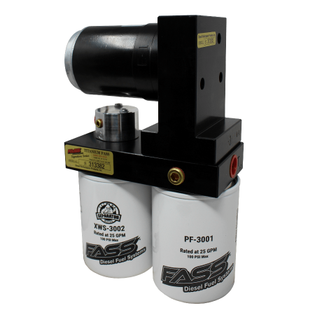 FASS Titanium Signature Series Diesel Fuel System 165GPH (16-18 PSI) for Dodge RAM Cummins 5.9L and 6.7L 2005-2018 & 2021-2023, 600-900hp, (TSD07165G)