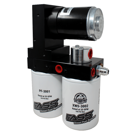 FASS Titanium Signature Series Diesel Fuel System 165GPH (16-18 PSI) for Dodge RAM Cummins 5.9L and 6.7L 2005-2018 & 2021-2023, 600-900hp, (TSD07165G)